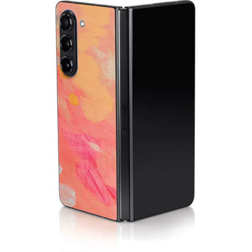 Colored Finger Paint Galaxy Z Fold5 5G Skin